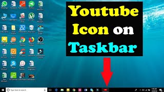 How to add YouTube to Taskbar | Youtube in Taskbar