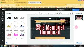 Cara Membuat cover atau Thumbnail dengan FOTOR