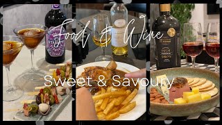 Food and Wine Pairings - Sweet and Savoury