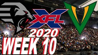 Guardians vs Vipers Week 10 XFL 2020