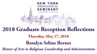 2018 Graduate Reception Reflections - MARLA Program