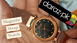 Magnetic Strap Wrist Watch For Girls  | Online Shopping From Daraz.pk