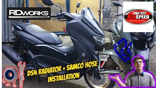 DS4 RADIATOR | SAMCO HOSE INSTALLATION | YAMAHA NMAX 2020 | ALAMIN ANG PAGKKAIBA NG V2 SA V1 NMAX155