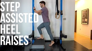 Step Assisted Heel Raises