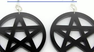 Large Pentagram Earrings Is Stunning With Durable Design