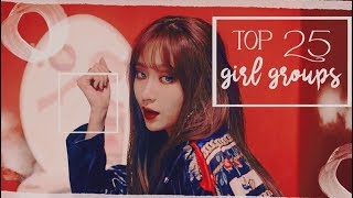 TOP 25 OF MY FAVOURITE KPOP GIRL GROUPS || KLAND