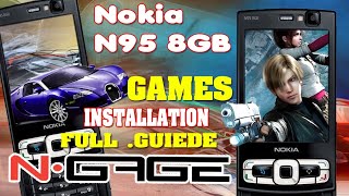 N-Gage Install On Nokia N95 8Gb Symbian s60v3 2023  And Games  Review #Nokia