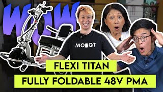 FLEXI Titan AIRPLANE FRIENDLY Personal Mobility Aid ✈️ | MOBOT FLEXI 3 Wheeled PMA