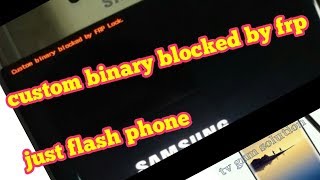 how to fix custom binary blocked by frp lock حل مشكلة