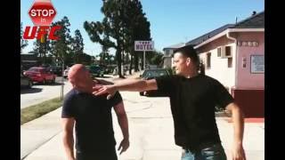 UFC Fighter Nate Diaz Stockton Slaps Dana White ( Нейт Диаз ударил  Дана Уайт )