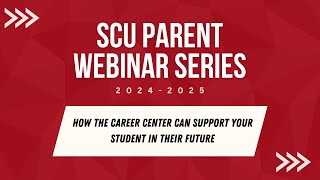 How the Career Center can support your student in their future