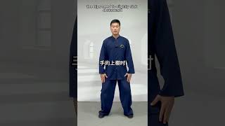 太极拳起式中的三次松沉 (中） Three instances of relaxation and sinking in the Tai Chi Quan starting movement(b)