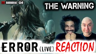 THE WARNING - ERROR (Live) Reaction (Mexican Sisters Rock Trio) #paulina #daniela #alejandra 🔥🤘😁🤘🔥