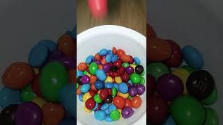 ASMR Satisfying Sounds of M&M and Nips #shorts