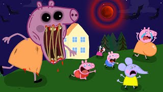 Zombie Apocalypse, Peppa Pig Turn Into Giant Zombie At School | Peppa Pig Funny Animation