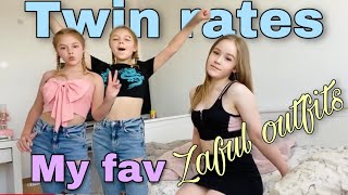 My twin rates my fav Zaful outfits