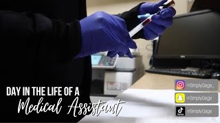 VLOG : MEDICAL ASSISTANT DAY IN THE LIFE, COME TO WORK WITH ME !