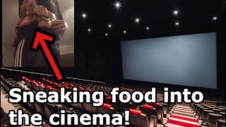 Sneaking food into the cinema!