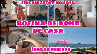 DONA DE CASA EM AÇÃO| Limpei a Casa| Comprinhas no mercado| ROTINA de mãe de 3