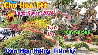 Mê Mẩn Cụ RỒNG Từ Cây Vú Sữa Độc Lạ Đổ Bộ CHỢ HOA TẾT 2024 Long Xuyên An Giang