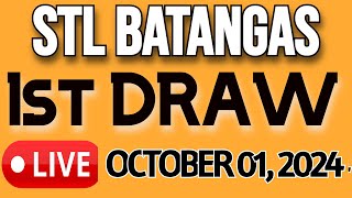 STL BATANGAS LIVE DRAW OCTOBER 01, 2024 1st DRAW