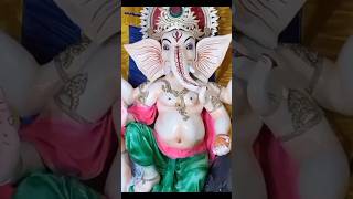 বড় গনেশ বানানো, बड़ी माटी से गणेश मूर्ति बनाना और रंगना | Big Clay Ganesh Idol Making & Painting"