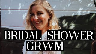 GRWM FOR MY BRIDAL SHOWER | Blondes & Bagels