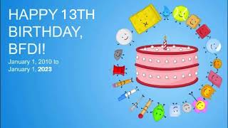 Happy 13th Birthday, BFDI!