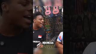 Speed made a song with a stranger in Indonesia #ishowspeed #shorts