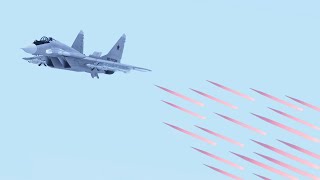 Today, Ukrainian C-RAM destroy twelve Russian MiG-29 fighter jet one strike | Arma 3