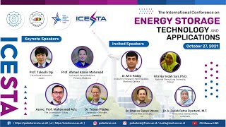 ICESTA 2021 - The International Conference on Energy Storage Technology and Applications 2021