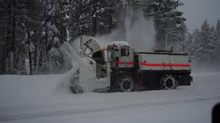 Caltrans Kodiak Snowblower in the Sierra