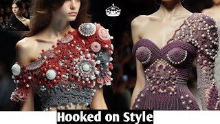 Hooked on Style: One Shoulder Crochet Fashion" Share ideas 🥰#crochet #wool #knitted #diy #fashion