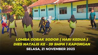 Lomba Gobak Sodor Dalam Rangka Memperingati Dies Natalis Ke-39 SMPN 1 Kapongan Tahun 2023| Hari Ke-2