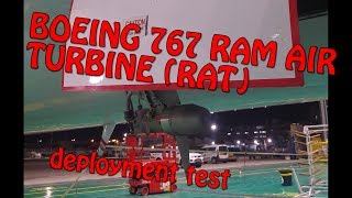 BOEING 767-300 RAM AIR TURBINE DEPLOYMENT