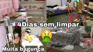 Cansei 4 Dias sem limpar | faxina completa🤮