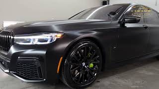 🔥2022 BMW 760Li V12 MSeries Full PPF Stealth,  Ceramic Gold Interior/Exterior + Water Test💨