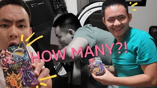 HOW MANY SHINY POKEMON?!? | paldean fates booster bundle + dryer/washer