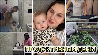 Влог/ вот это МОТИВАЦИЯ/ Посадила ЧЕСНОК/ наш САНУЗЕЛ/ Не можем ОПРЕДЕЛИТЬСЯ/ ЧЕРНАЯ САНТЕХНИКА