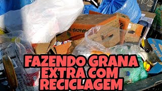 GANHAR DINHEIRO + ACHADINHO NA #reciclagem ♻️ #ferro #papelão #dinheiroextra #vlog #dinheiro