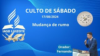 MUDANÇA DE RUMO