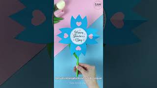 Thiệp 20/11 3D Pop Up | Thiệp Hoa Tulip 20/11 | DIY Teachers Day Card Idea #diy #teachers_day_card