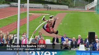 Bo Kanda Lita Baehre (GER) - 5.61m New PB - Stabhochsprung Classics 2017