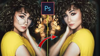 Photoshop Tutorial How to Remove Eyeglasses from Photos-Removing Eyeglasses in Photoshop