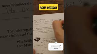 Clip von meinem ASMR Video auf Deutsch Englisch lernen #asmr #asmrdeutsch #asmrgerman