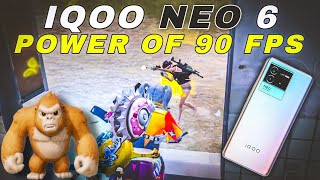 IQOO NEO 6 BGMI GAMEPLAY  WITH 90 FPS