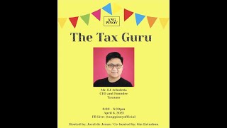 EntrePinoy: Usapang Start-up at Tax with Mr. EJ Arboleda of Taxumo (APC 34)