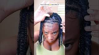 Trying this hairstyle on my natural hair  #type4hair #naturalhair #kinkyhair