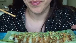 SassEsnacks ASMR: Wasabi Crunch Sushi | Lemon Mousse | Eating Sounds