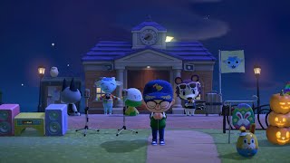 Animal Crossing New Horizons : Sherb Night Time Singing A Song